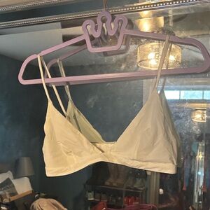 Elegant Cream/white Zara Bralette